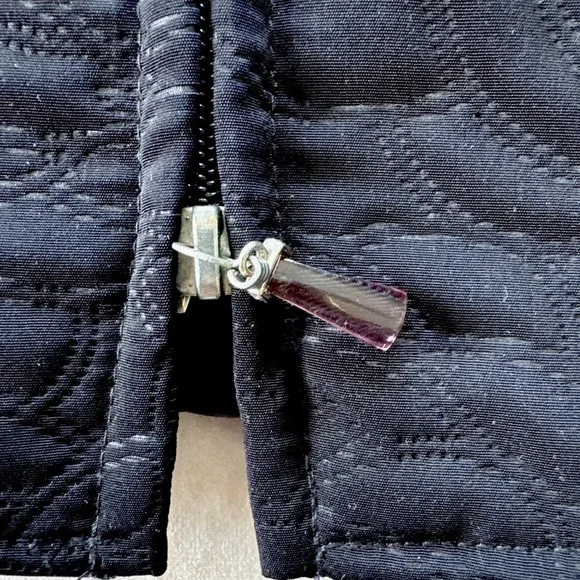 VTG Sport Haley Women's Black Quilted‎ Vest with zipper and pockets Size Medium - Picture 5 of 11